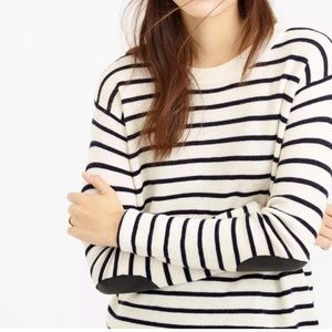 J Crew striped wool sweater